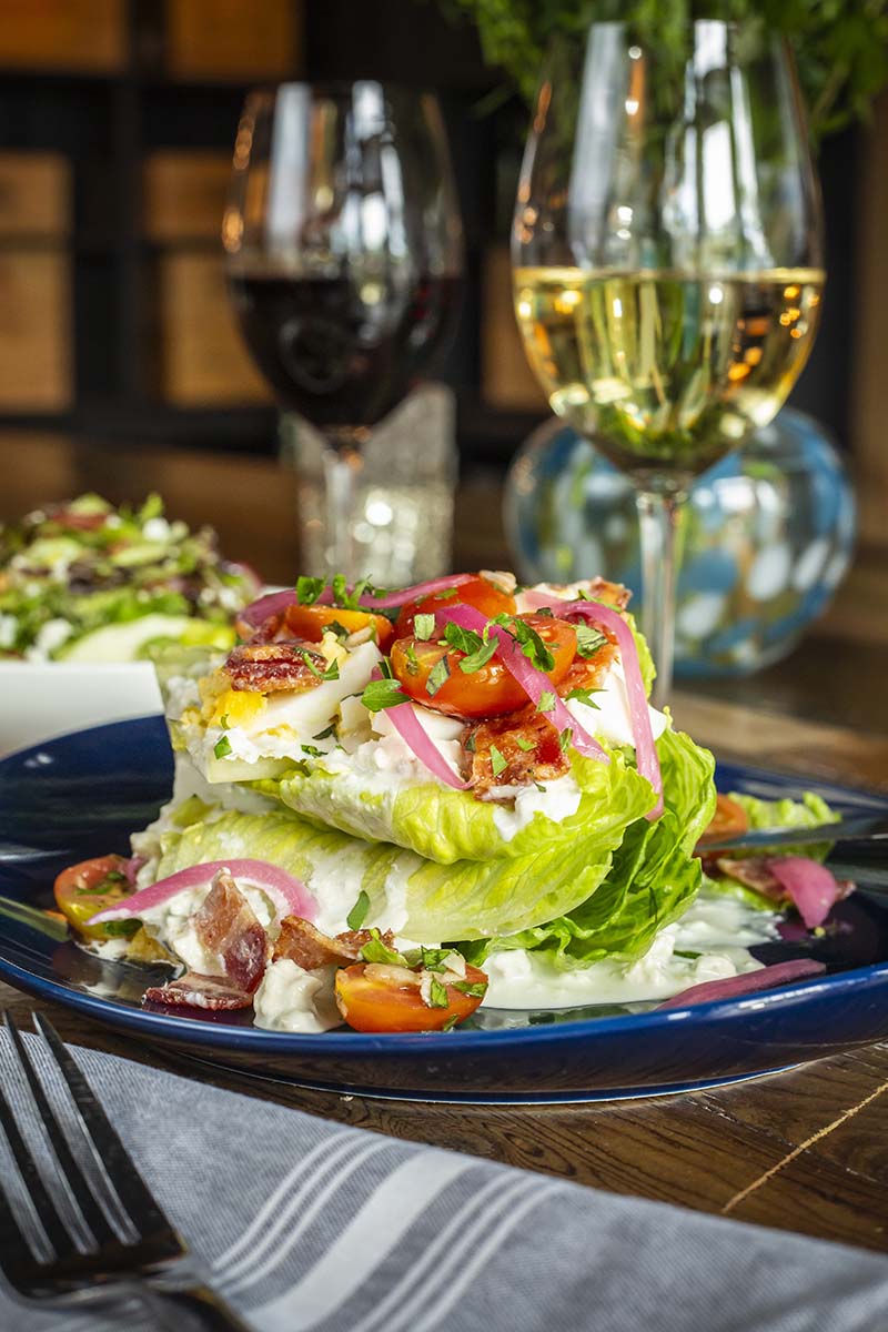 The Wedge Salad served at Napa Kitchen and Bar.