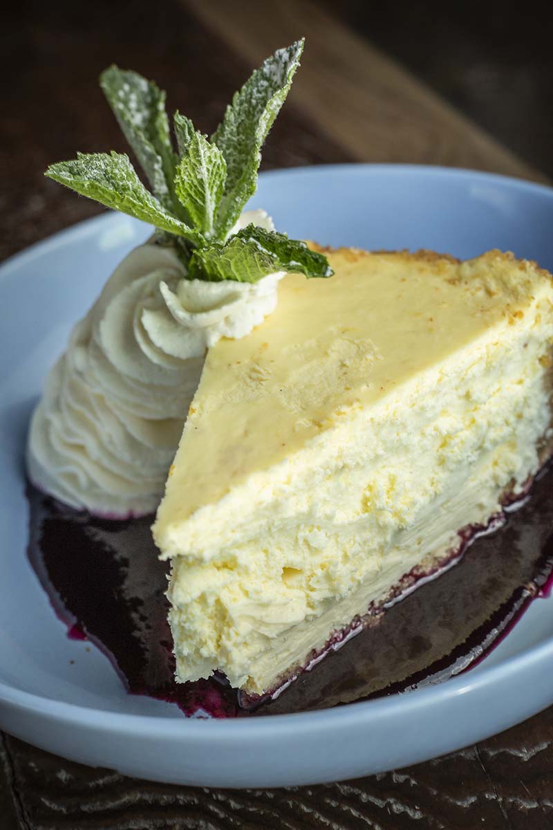 Meyer Lemon Cheesecake served at Napa Kitchen and Bar